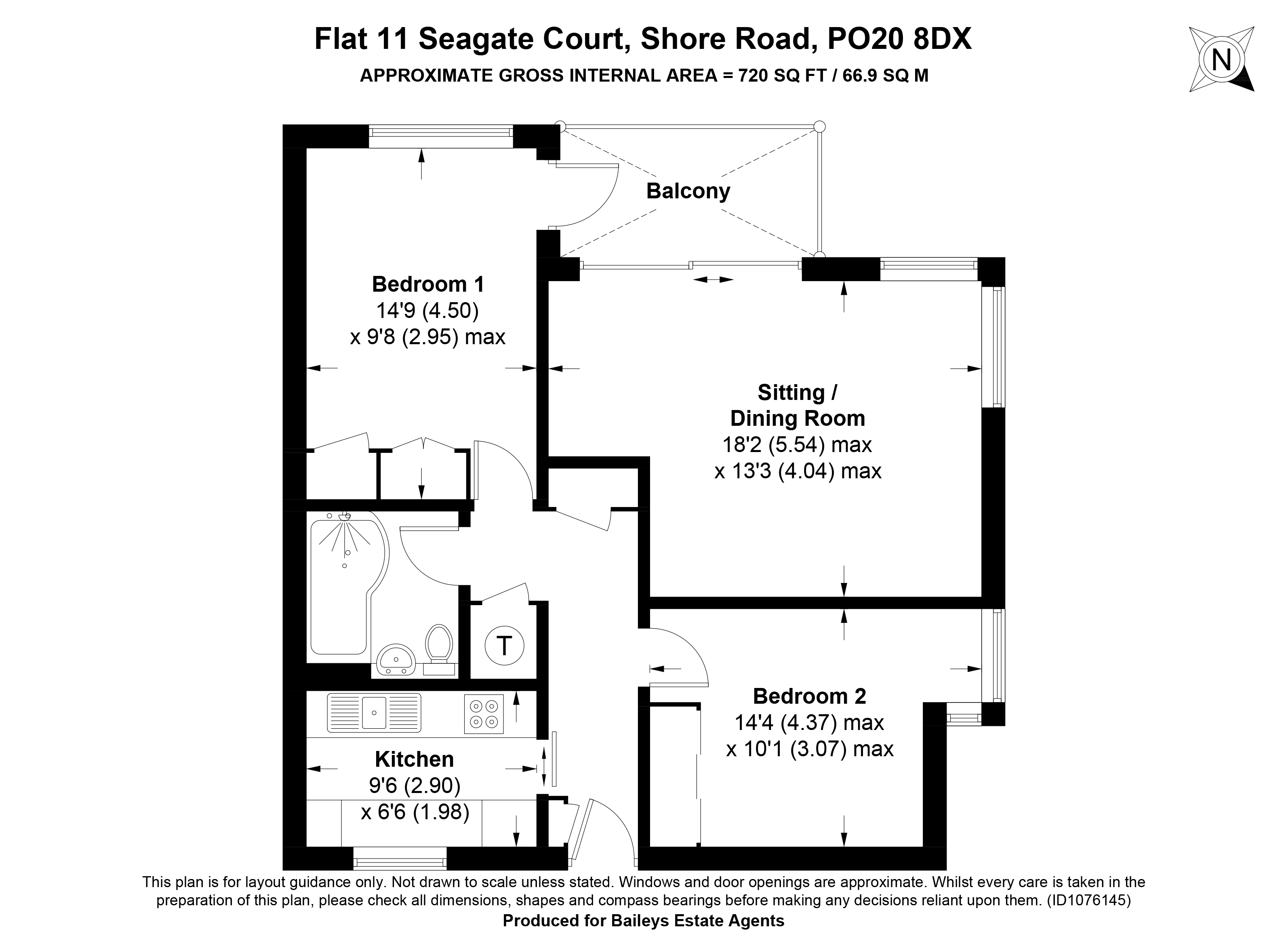 Property for Sale, East Wittering Seagate Court Baileys Estate Agent